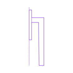 Buildings Door Handles Pull Lama Lift Up Pull Handle Outline Svg File, Free Vectors File